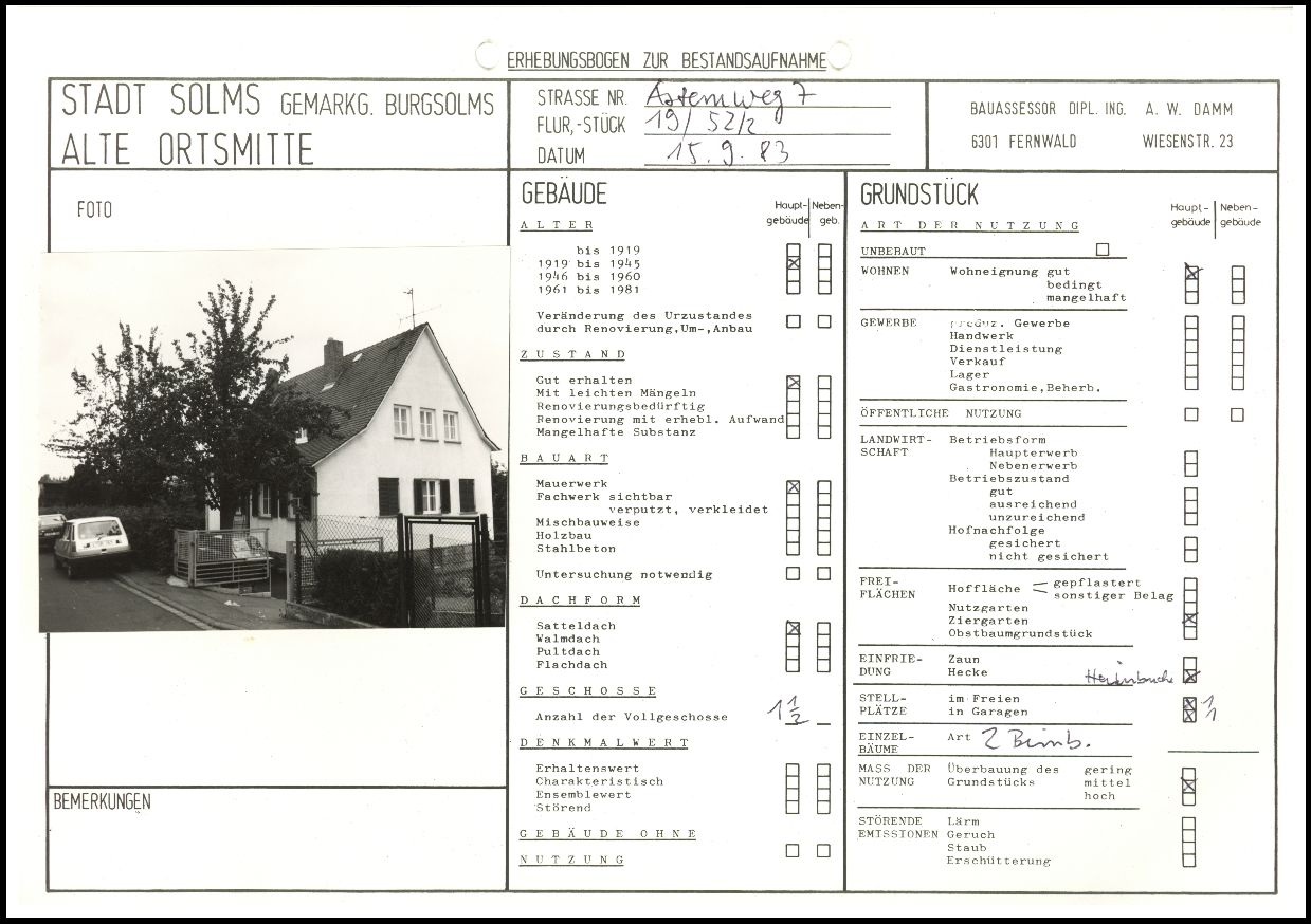 Burgsolms, Asternweg 07