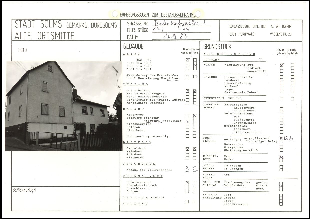 Burgsolms, Bahnhofsallee 01