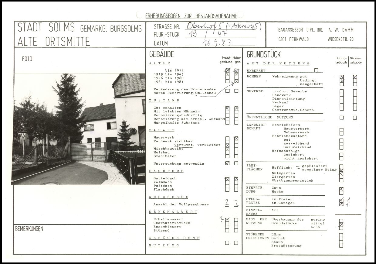 Burgsolms, Oberhof 05 (Asternweg 5)