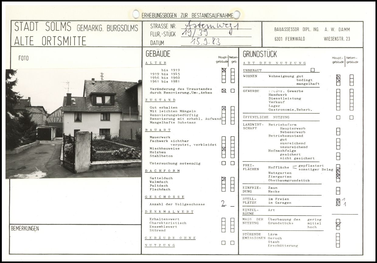Burgsolms, Asternweg 01